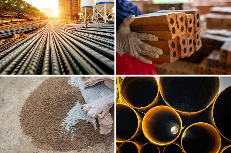 Các loại vật liệu xây dựng cần thiết cho công trình Các loại vật liệu xây dựng cần thiết cho công trình
