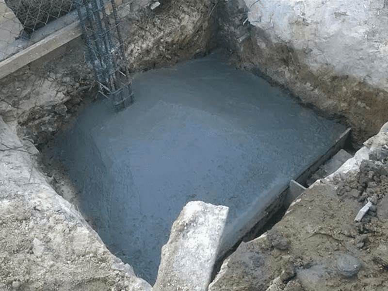 các loại móng nhà Vật liệu kém chất lượng