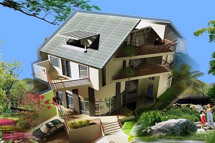 các kiểu mái nhà đẹp Xây dựng Thái Nguyễn